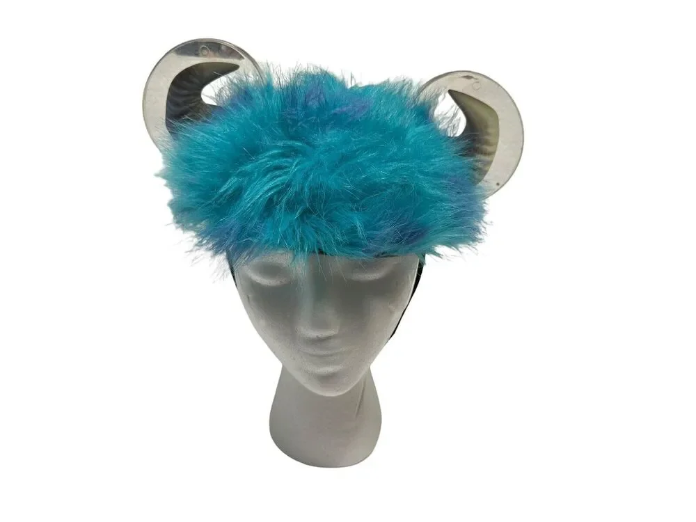 Disney Parks Monsters Inc. Sully Pixar Mickey Mouse Ears Fuzzy Youth Hat Cap